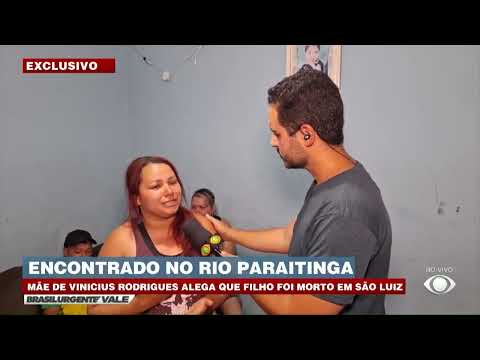 Mãe de Vinicius Rodrigues alega que filho foi morto em São Luiz do Paraitinga